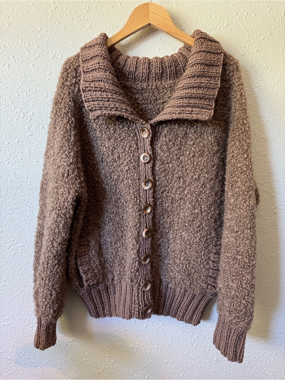 VTG Wool Boucle Cardigan